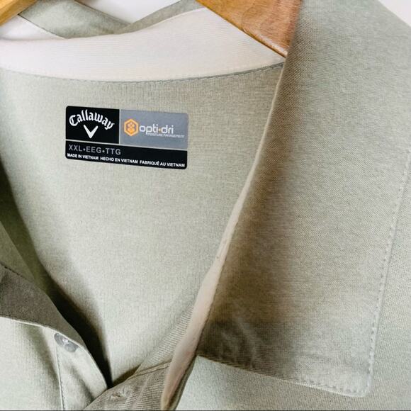 Callaway Grey Colorblock Polo Shirt Golf Size XXL - Picture 4 of 4